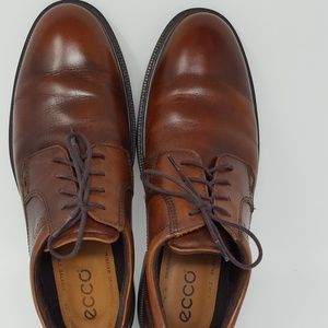 Ecco Light Brown Dress Shoes Size 46